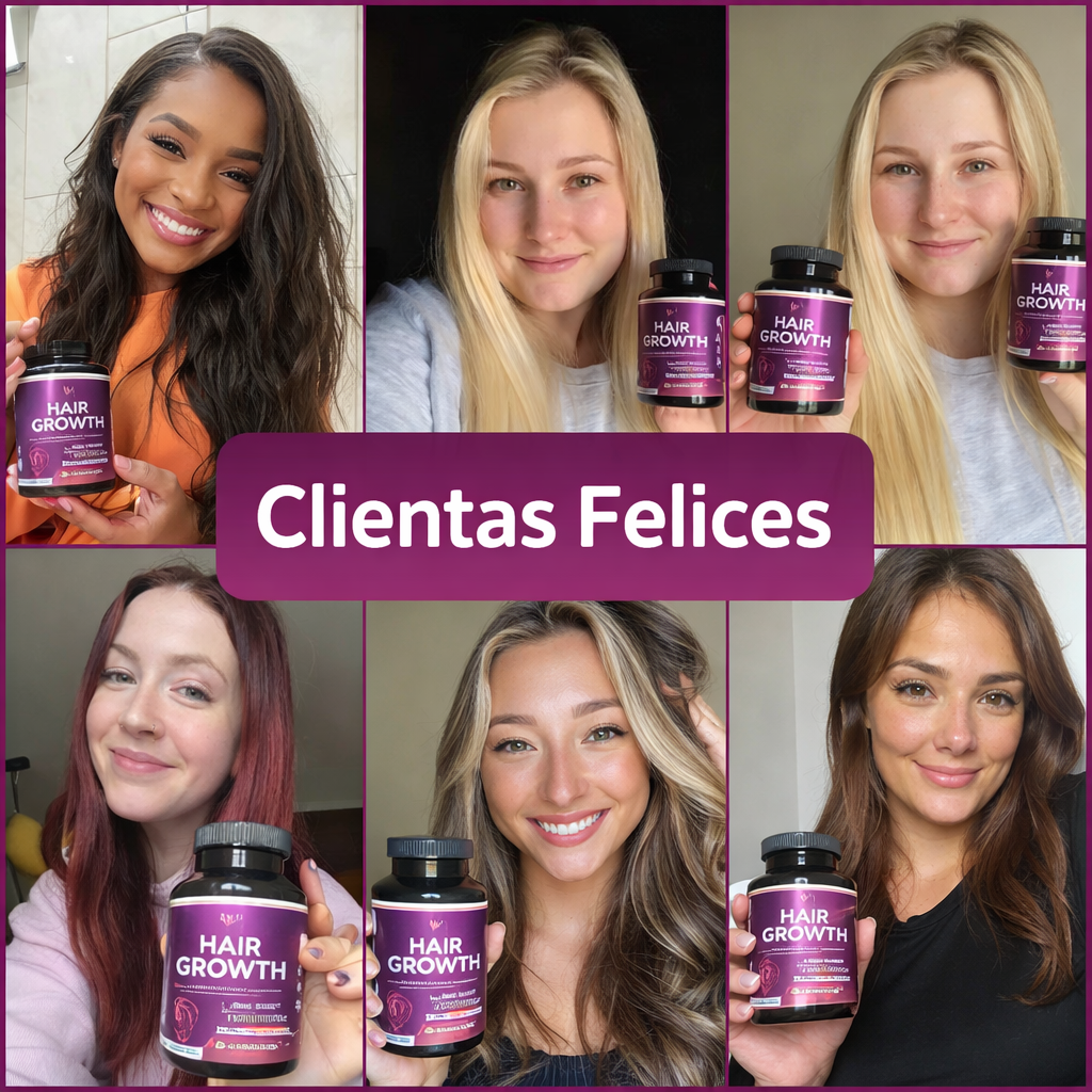 2x1 Hair Growth® Vitamina para cabello con Biotina x 60 cápsulas