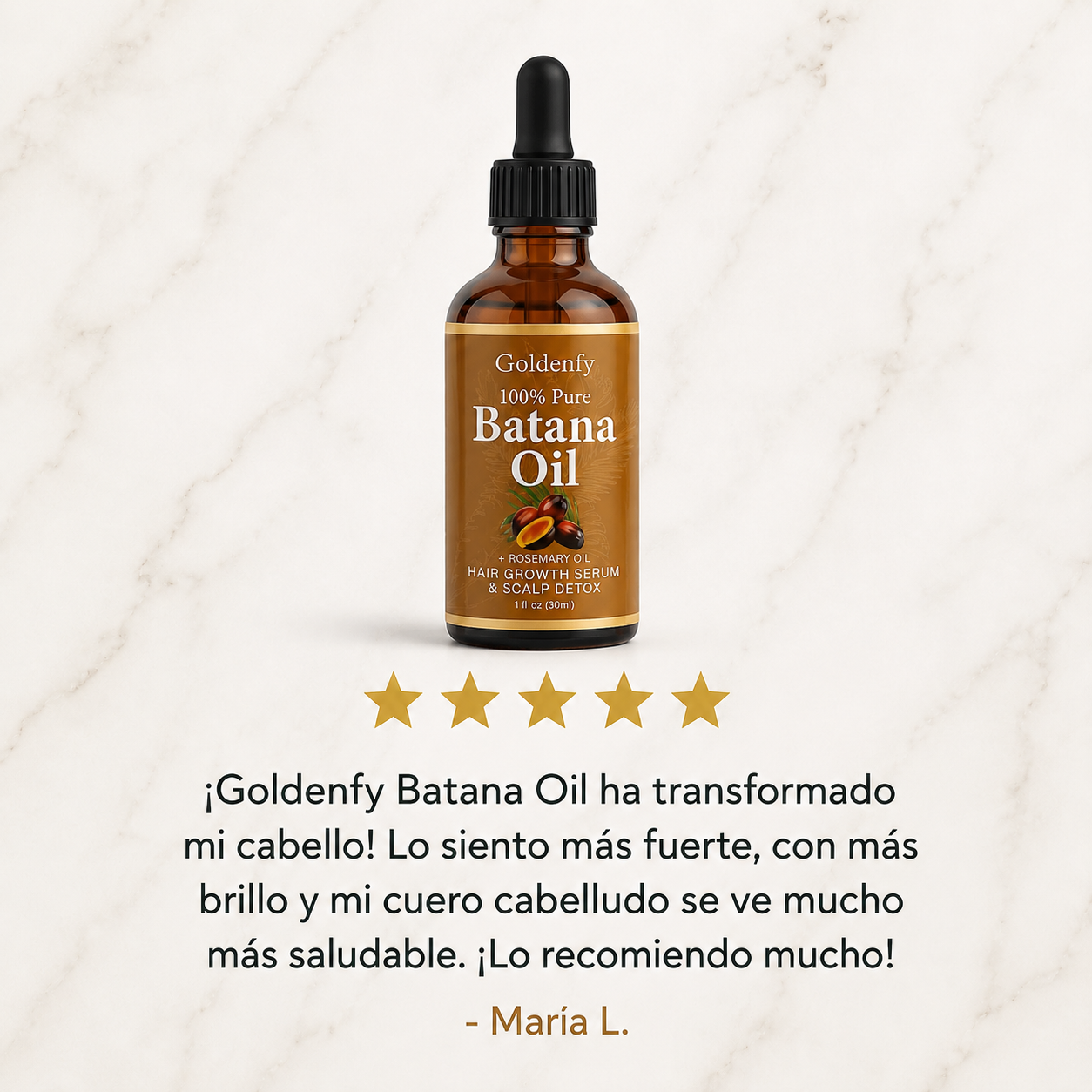 2x1 Aceite de Batana Premium - Crecimiento real del cabello perdido por Alopecia
