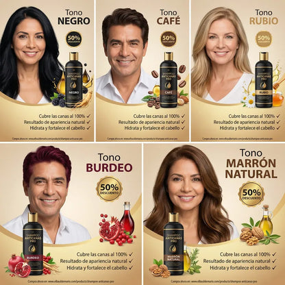 SHAMPOO ANTICANAS/ANTIEDAD ORGÁNICO DE ROMERO | 250ML