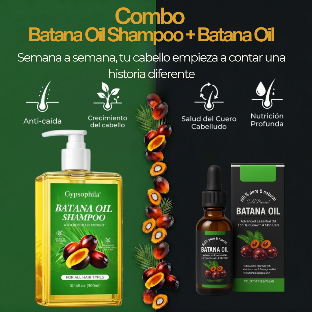 Super Promo Aceite de Batana + Shampoo Batana - Crecimeinto del cabello perdido por Alopecia