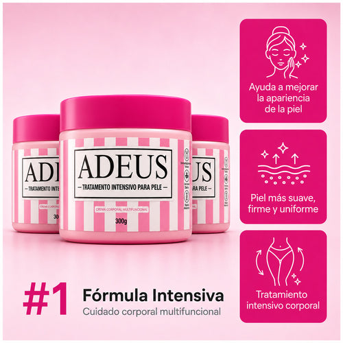 2x1 Crema Adeus - Elimina estrías y celulitis +  Regeneración dérmica