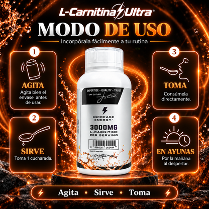 L-Carnitina Ultra® - Aniquila la Grasa Estancada y Acelera tu Metabolismo