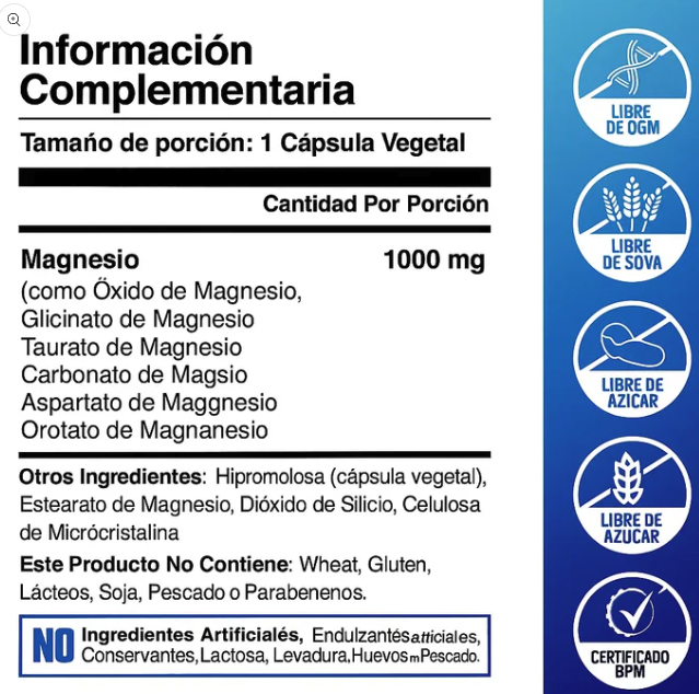 Magnesio Complex™ 8 en 1