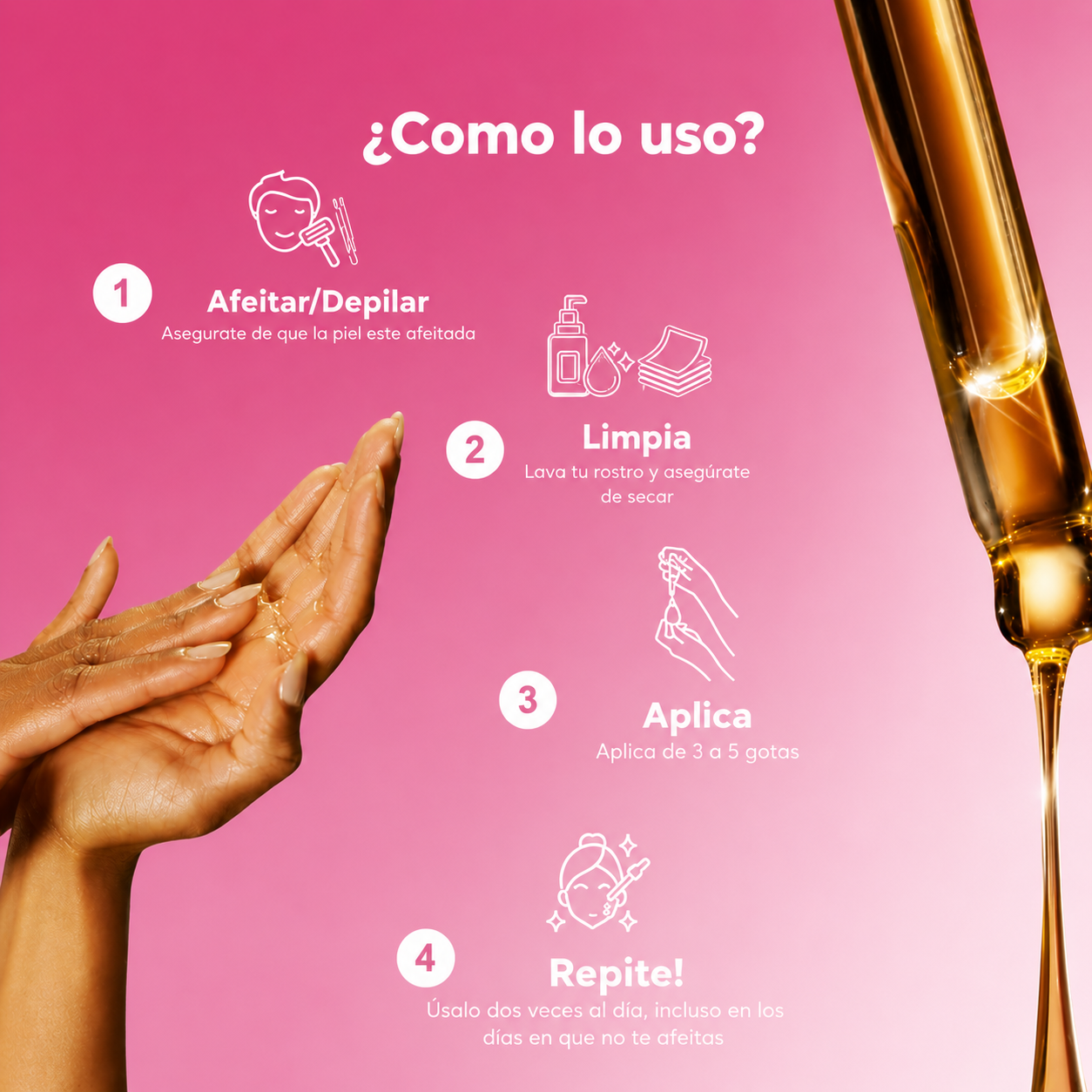 Cyperus Rotundus Oil 60 ml- Aceite Depilación Definitiva