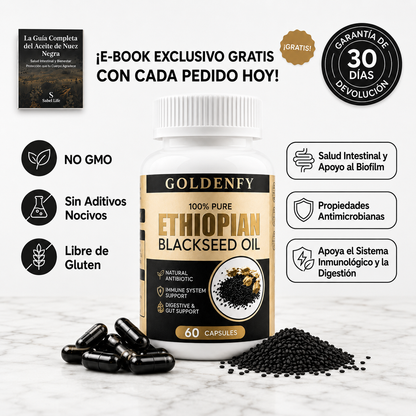 2x1 Ethiopian Black Seed Oil - Inmunidad • Digestión • Vitalidad