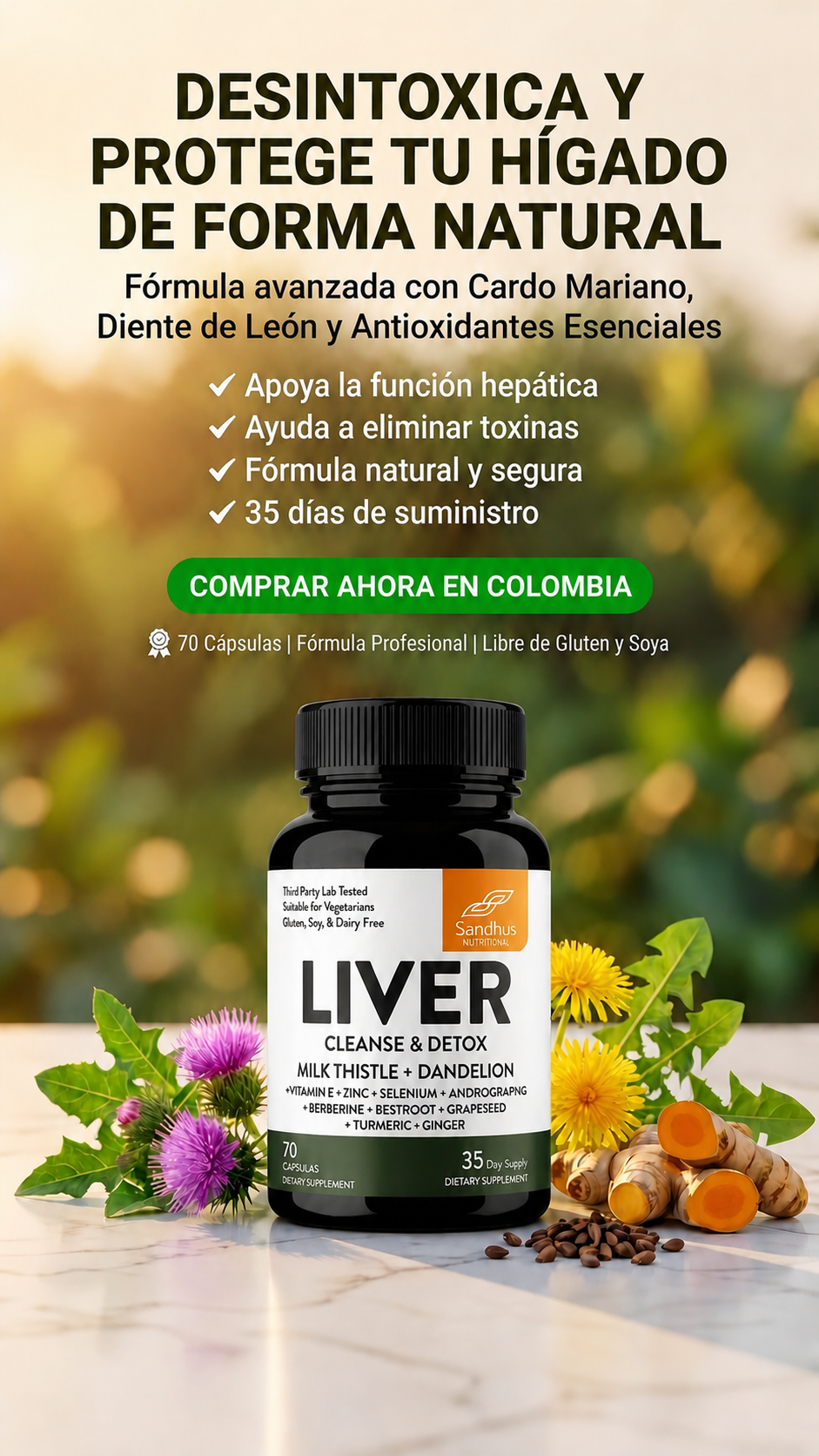 Super Promo 2x1 Liver Cleanse y Detox - Desintoxicante natural y protege tu higado