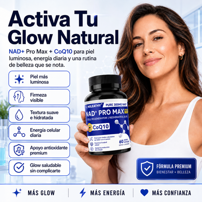 Nad+ Pro Max + CoQ10 - Rejuvenecimiento Celular Avanzado