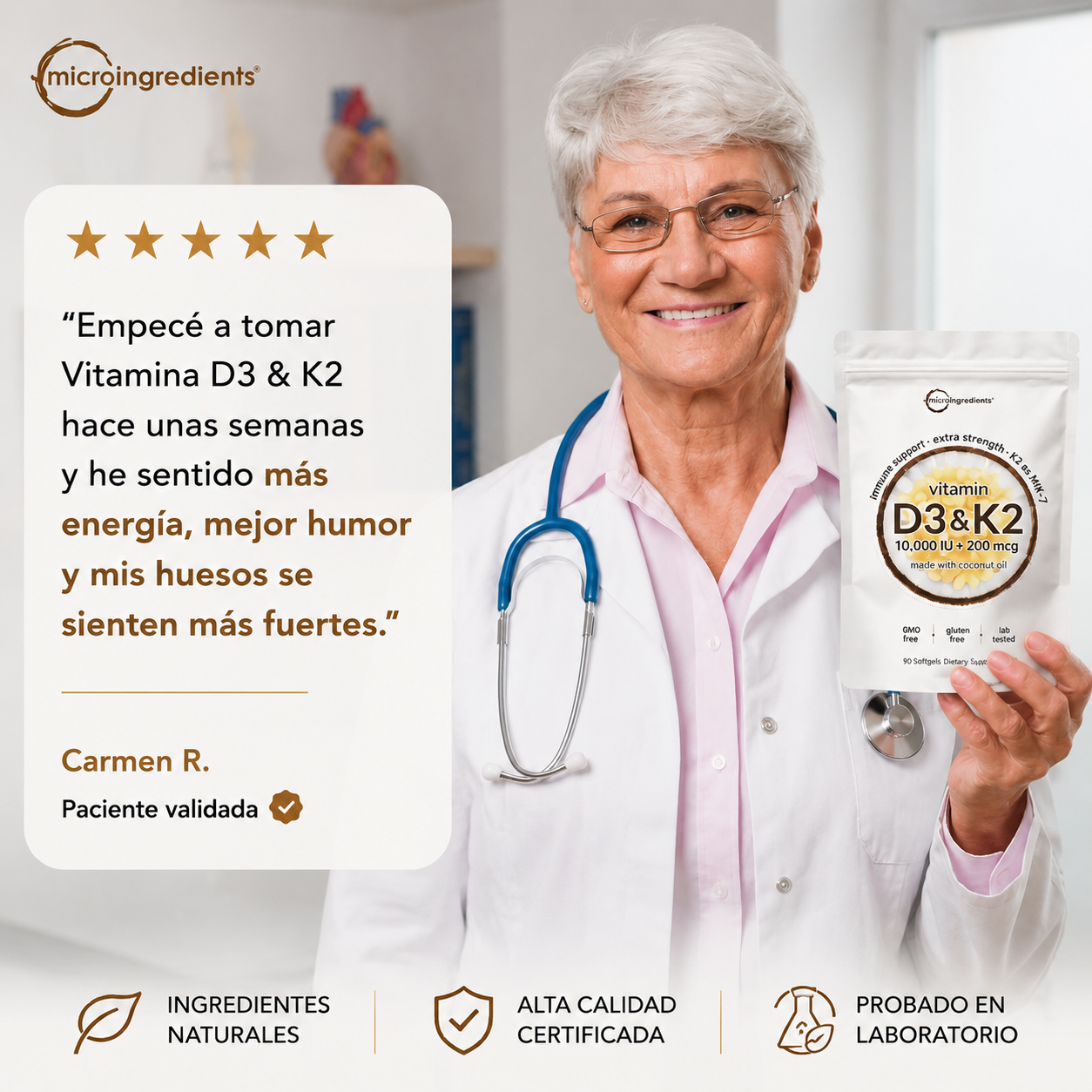 2x1 Vitamin D3 & K2 Balance™– Recupera tu Movilidad