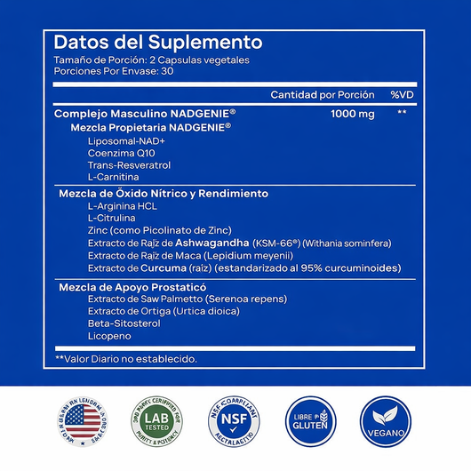 2x1 NAD+ Selerb Booster - Cuida tu Próstata y Recupera tu Potencia