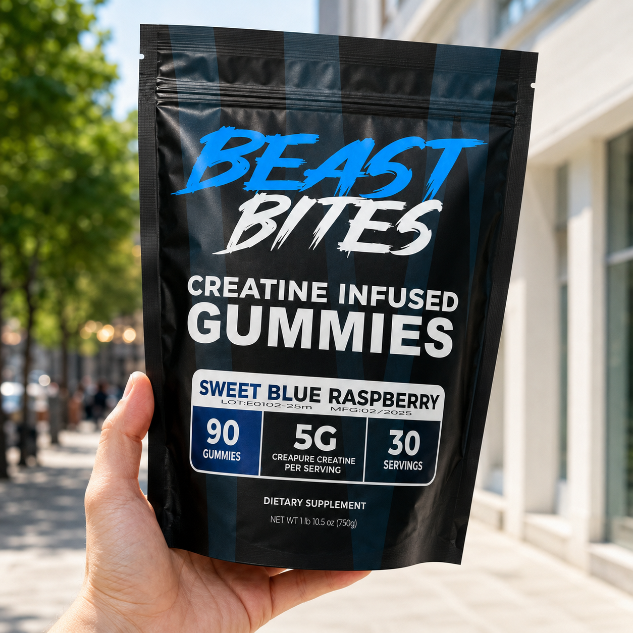 Beast Bites Gomitas de Creatina Hiper Músculos 90un.