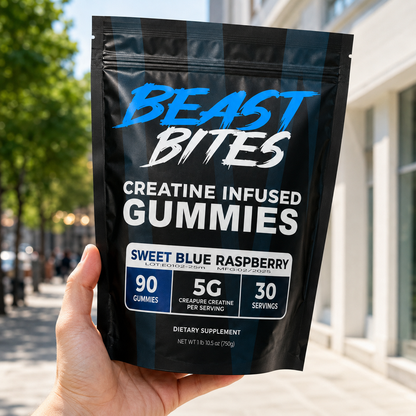 Beast Bites Gomitas de Creatina Hiper Músculos 90un.