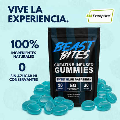 Beast Bites Gomitas de Creatina Hiper Músculos 90un.