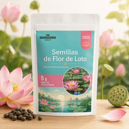 2x1 Semillas Premium Flor de Loto 🪷 Lleva la magia a tu hogar
