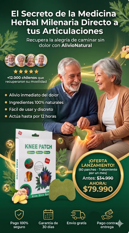 PARCHE ARTICULACIONES RODILLA OFERTA 50 X 1 MEGA PROMOCIÓN