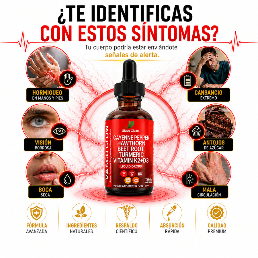 Promo 2x1 Gluco Clean™ 30 ml | Controla el Azúcar y Protege tu Corazón