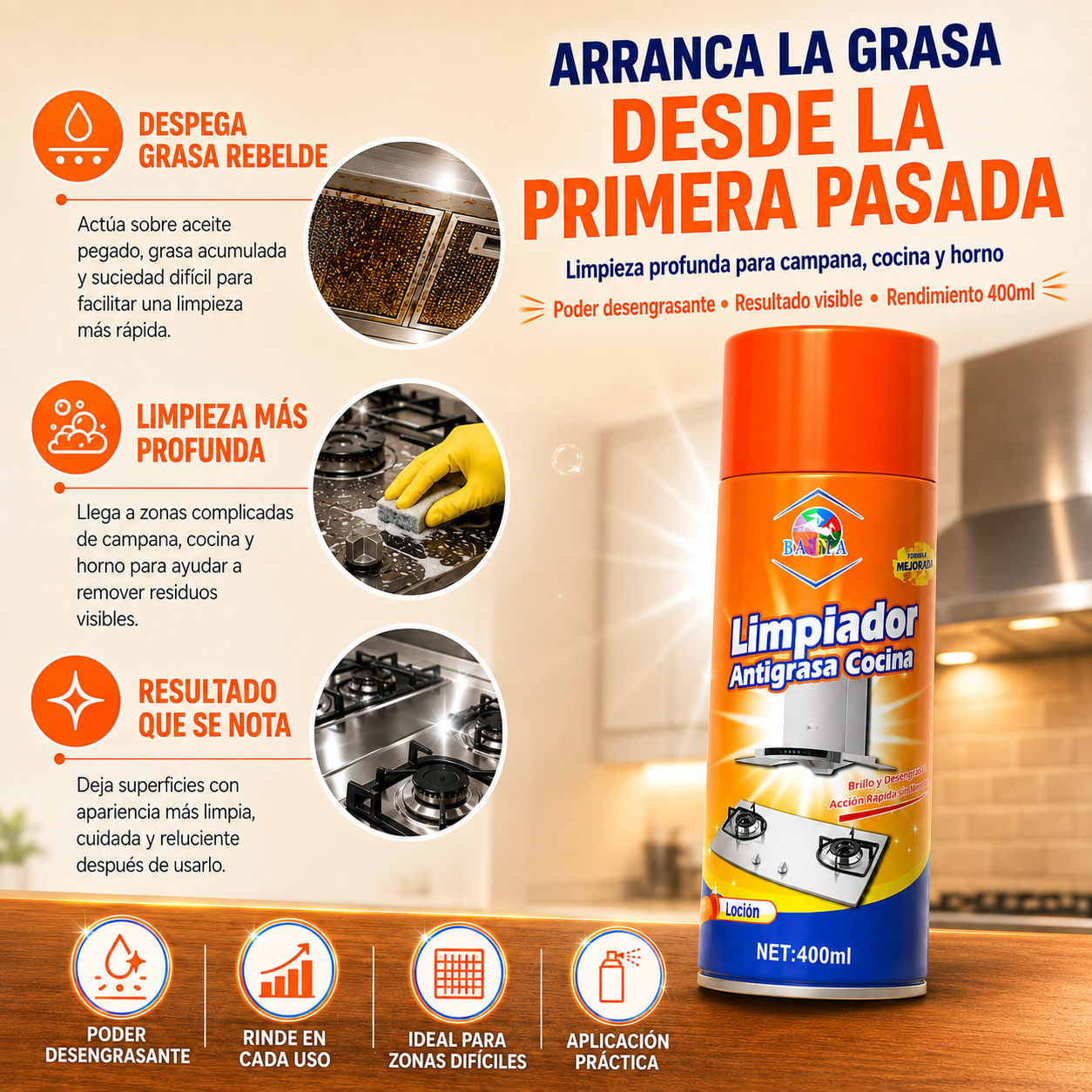 2x1 QuitaGrax Pro - Eliminador de Grasa Profunda