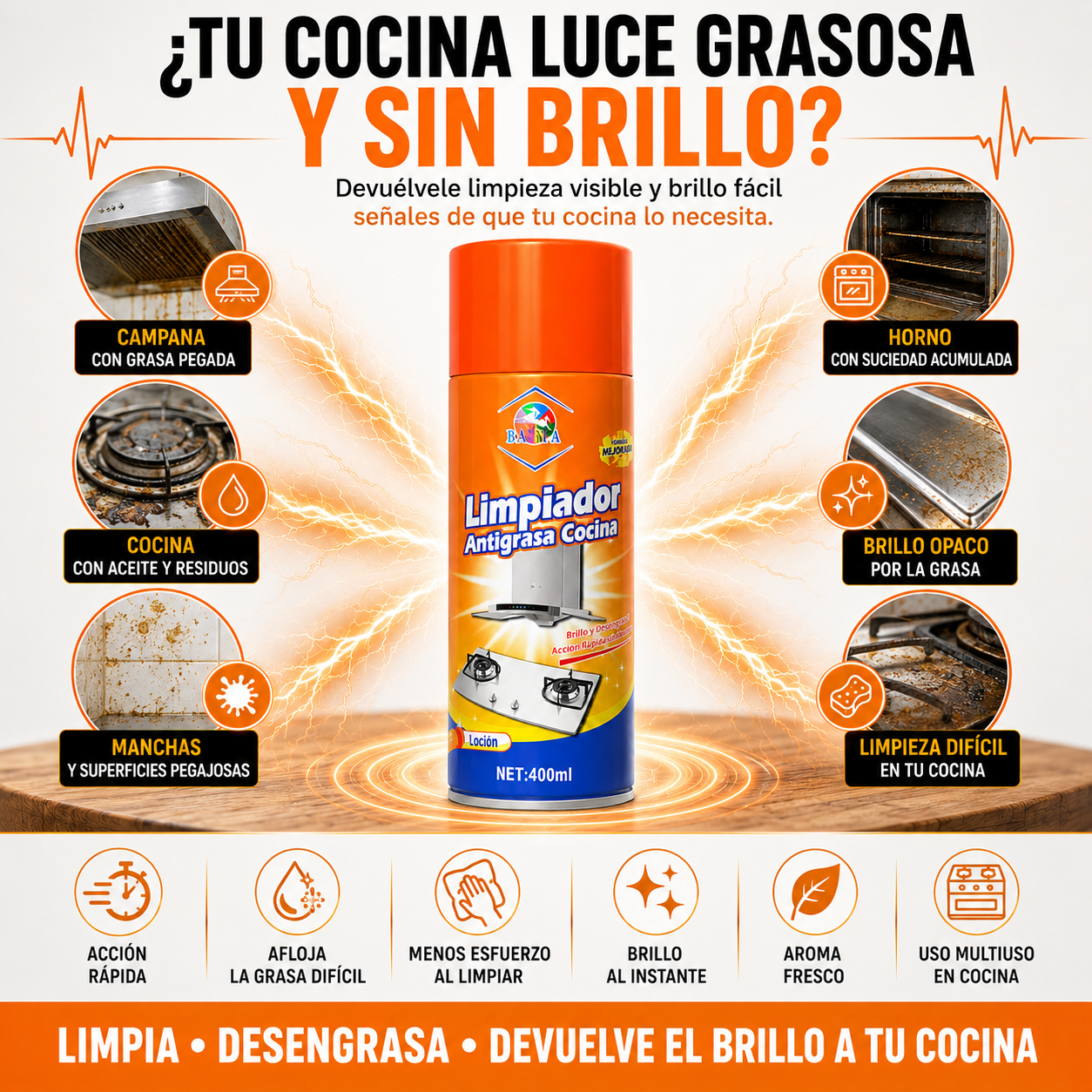 2x1 QuitaGrax Pro - Eliminador de Grasa Profunda