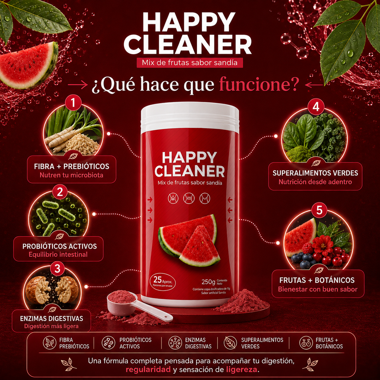 2x1 Happy Cleaner™  | Deja Atrás la Pesadez Después de Comer