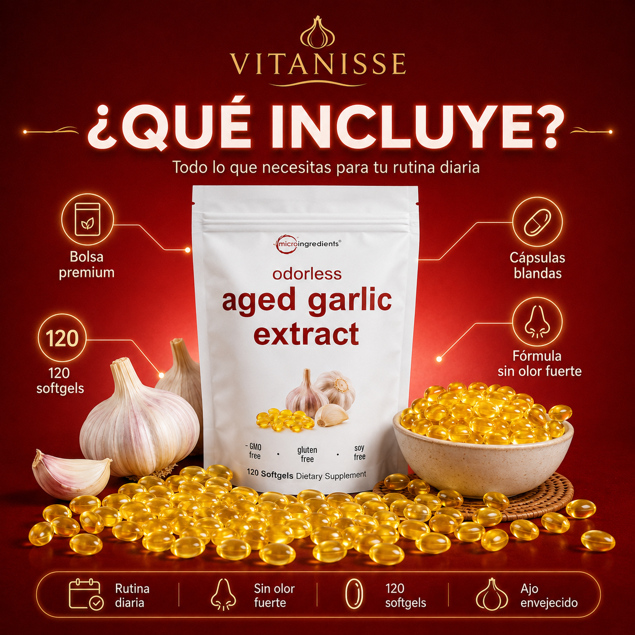 AgedGarlic® - Desaparece la Presión Arterial Alta y Cuida tu Corazón Naturalmente