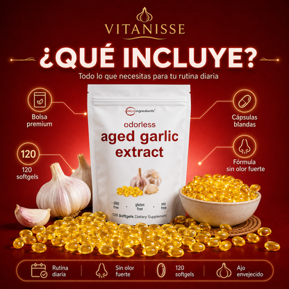 AgedGarlic® - Desaparece la Presión Arterial Alta y Cuida tu Corazón Naturalmente