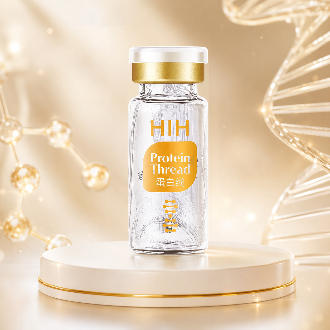 Serúm 30 ml + 12 Hilos Tensores de Colágeno Absorbibles Bingju - Rejuvenece tu rostro en casa sin usar una sola aguja.