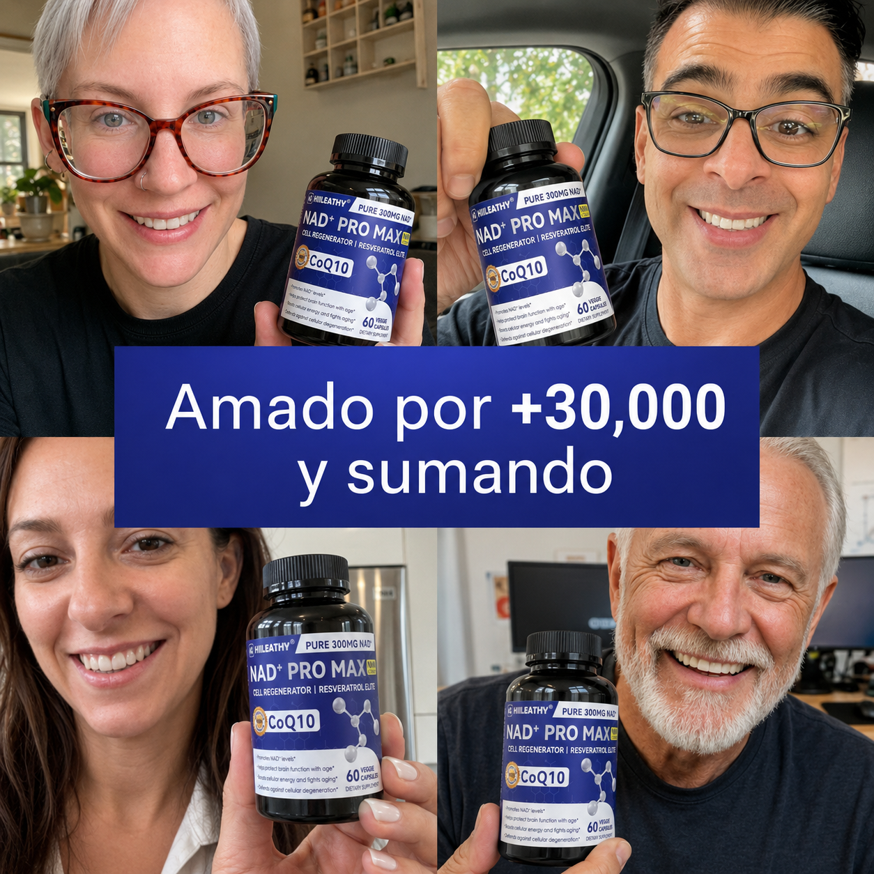 Nad+ Pro Max + CoQ10 - Rejuvenecimiento Celular Avanzado