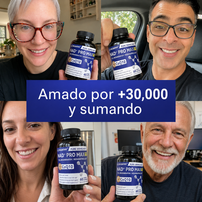 Nad+ Pro Max + CoQ10 - Rejuvenecimiento Celular Avanzado