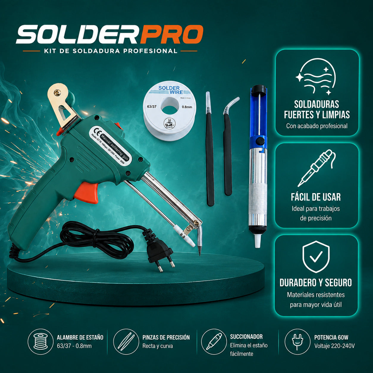 Soldex® | Kit de Soldadura + Estaño Premium