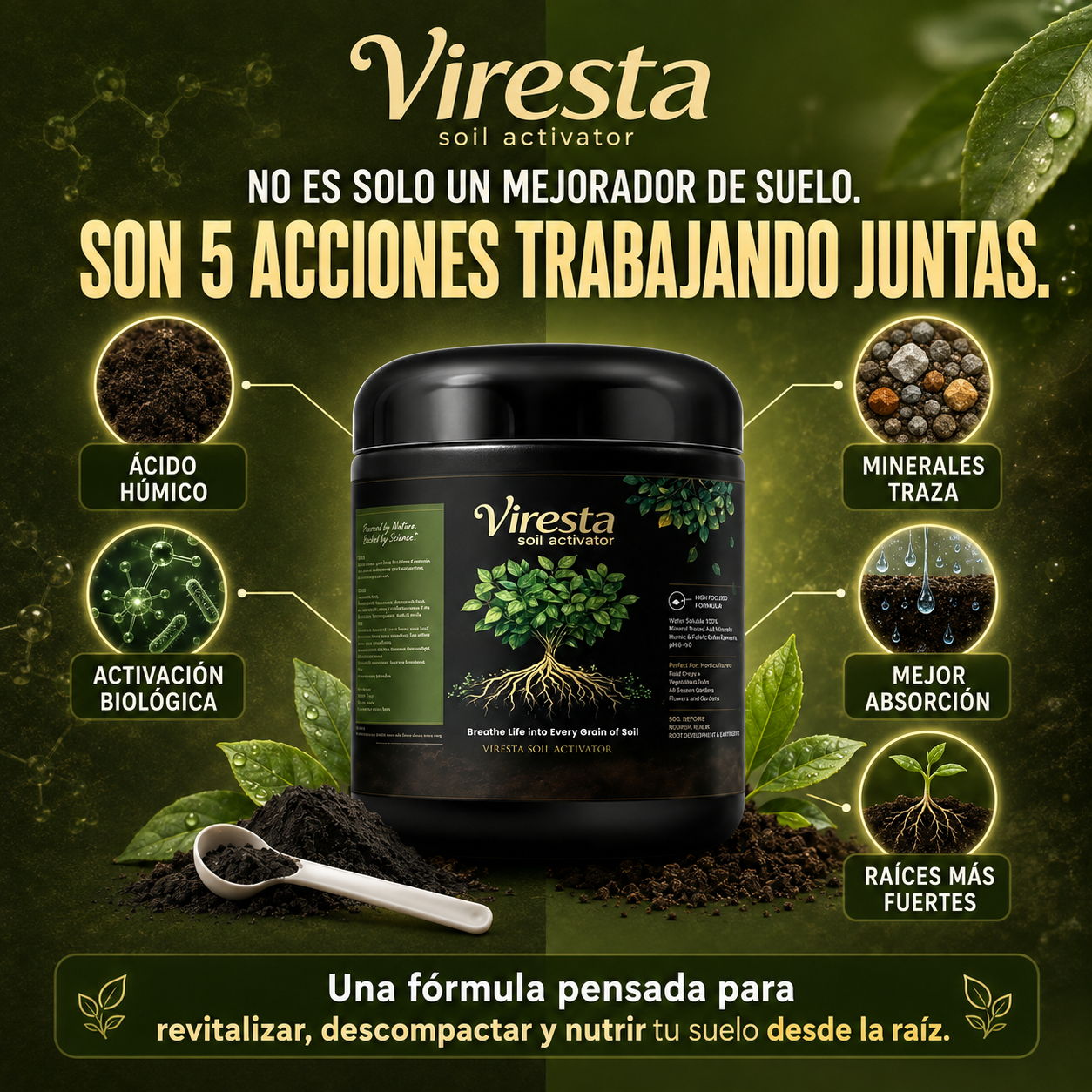Viresta™ x 450gr | Desata el Crecimiento de tu Jardín