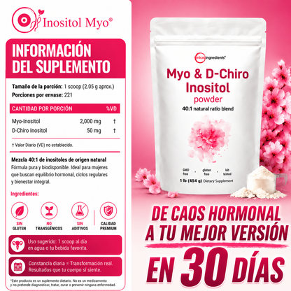 Inositol Myo™ – Equilibrio Hormonal y Bienestar Femenino