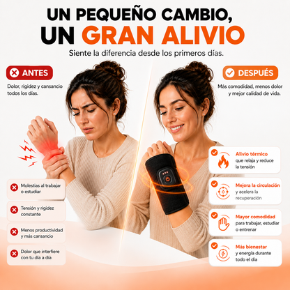 2x1 NURIVA · Muñequera de Calor | Deja de Aguantar el Dolor de Muñeca