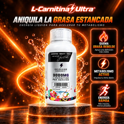 L-Carnitina Ultra® - Aniquila la Grasa Estancada y Acelera tu Metabolismo
