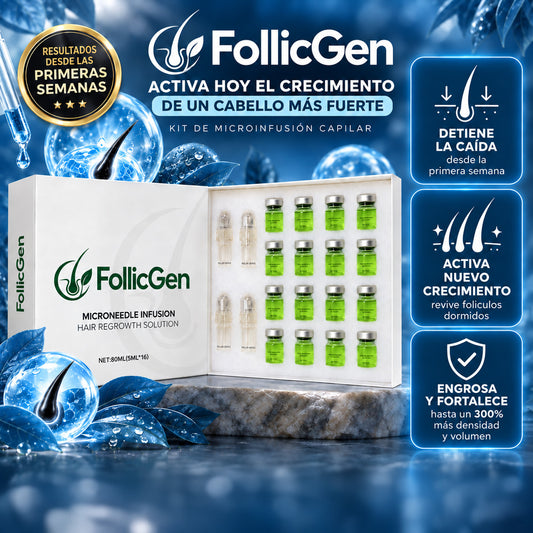 FollicGen® - Reactiva tus Folículos y Elimina la Calvicie