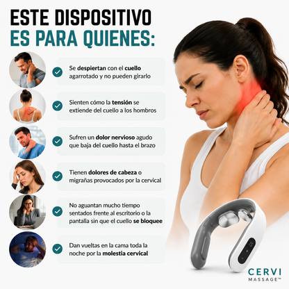 Cervi Massage™: Masajeador Cervical Premium