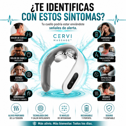Cervi Massage™: Masajeador Cervical Premium