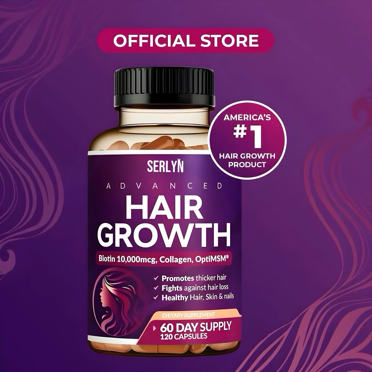 2x1 Hair Growth™ - Vitaminas para crecimiento & fortalecimiento del cabello