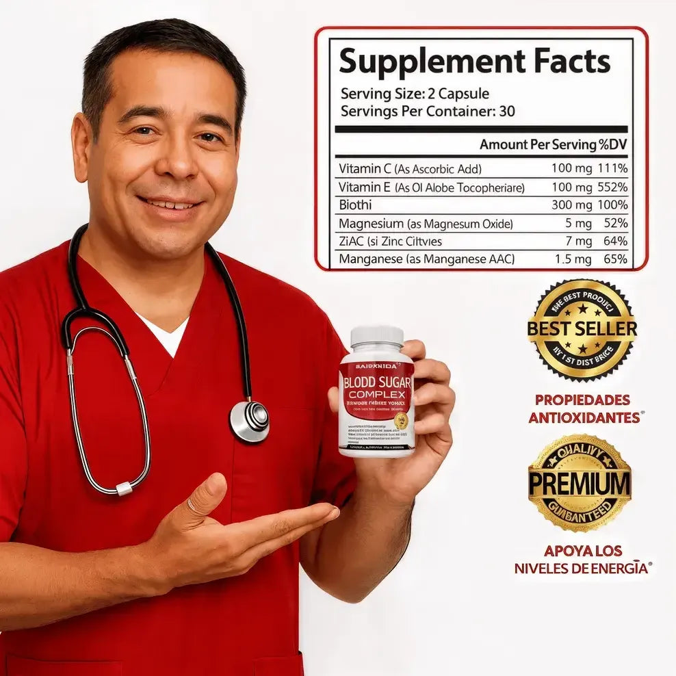 Blood Sugar Complex™ - Equilibra el azúcar en tu sangre