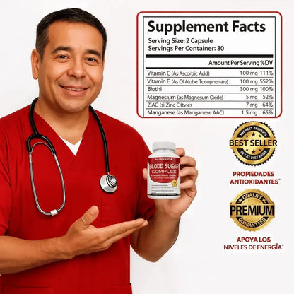 Blood Sugar Complex™ - Equilibra el azúcar en tu sangre