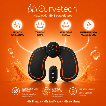 GluteoFit™ - Dispositivo de Tonificación y Elevación Glútea con Tecnología EMS