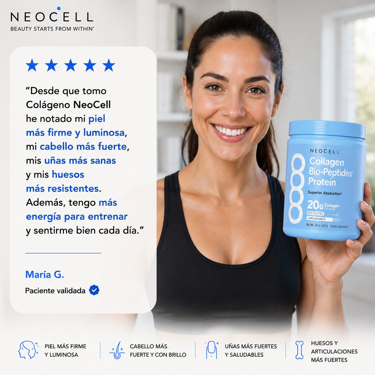NeoCell Collagen Pro - Nutrición para una Piel de Apariencia Más Luminosa
