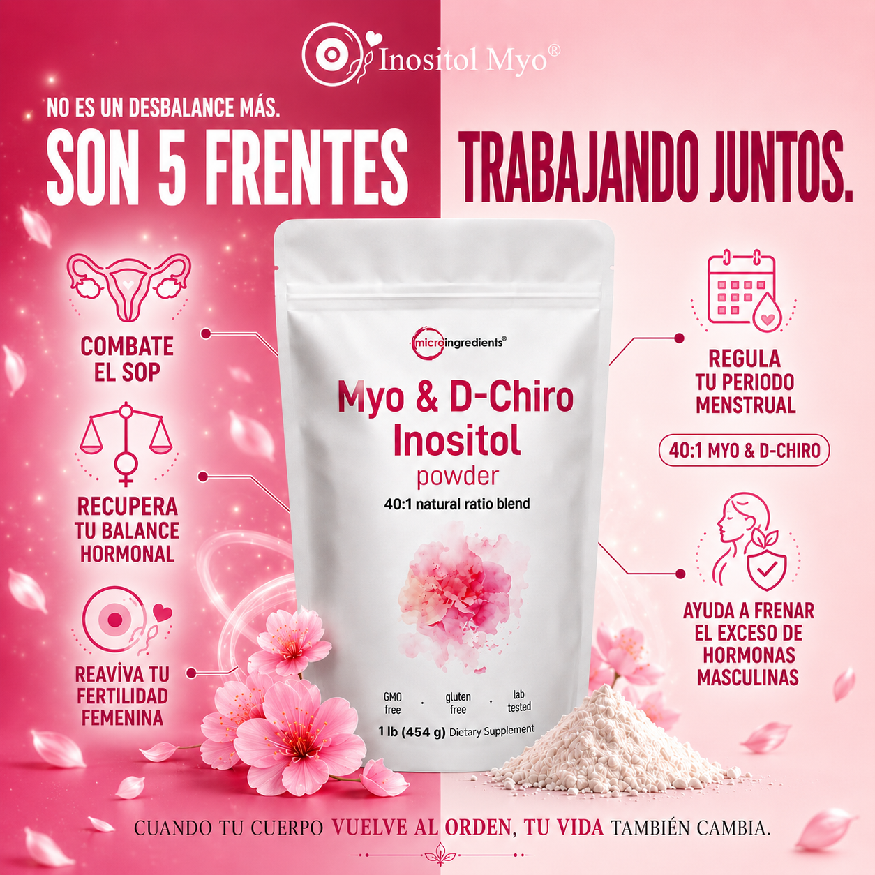 Inositol Myo™ – Equilibrio Hormonal y Bienestar Femenino