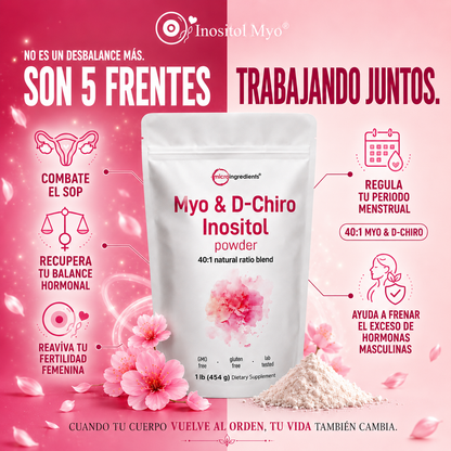 Inositol Myo™ – Equilibrio Hormonal y Bienestar Femenino