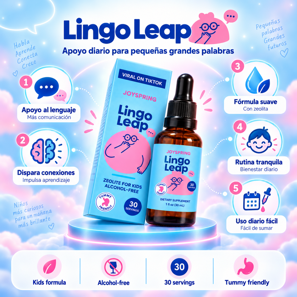 Lingo Leap® - Despierta su Concentración y Reduce la Dispersión