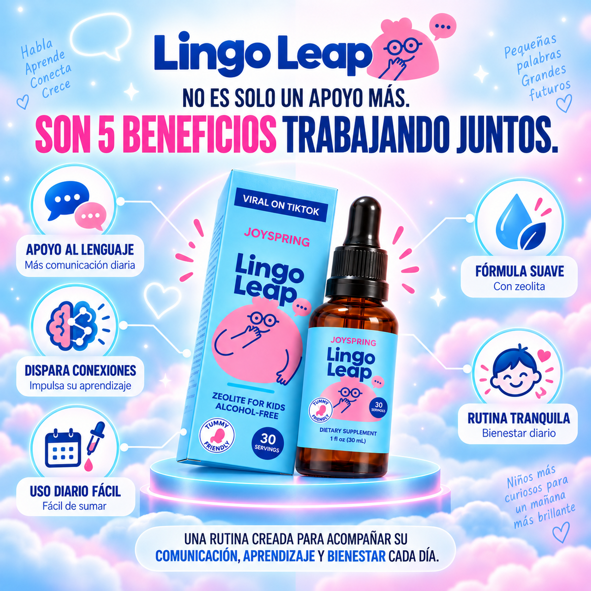 Lingo Leap® - Despierta su Concentración y Reduce la Dispersión