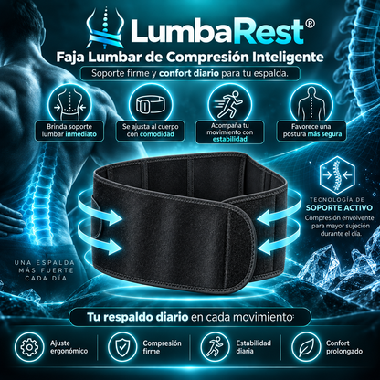 LumbaRest® - Faja para Dolor Lumbar y Ciática