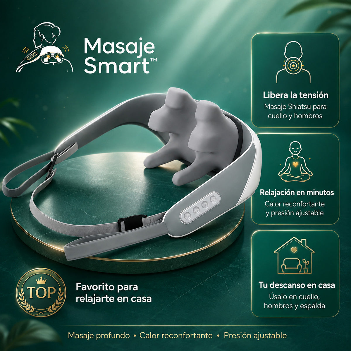 Masaje Smart® - Masajeador Cervical Con Manos inteligentes
