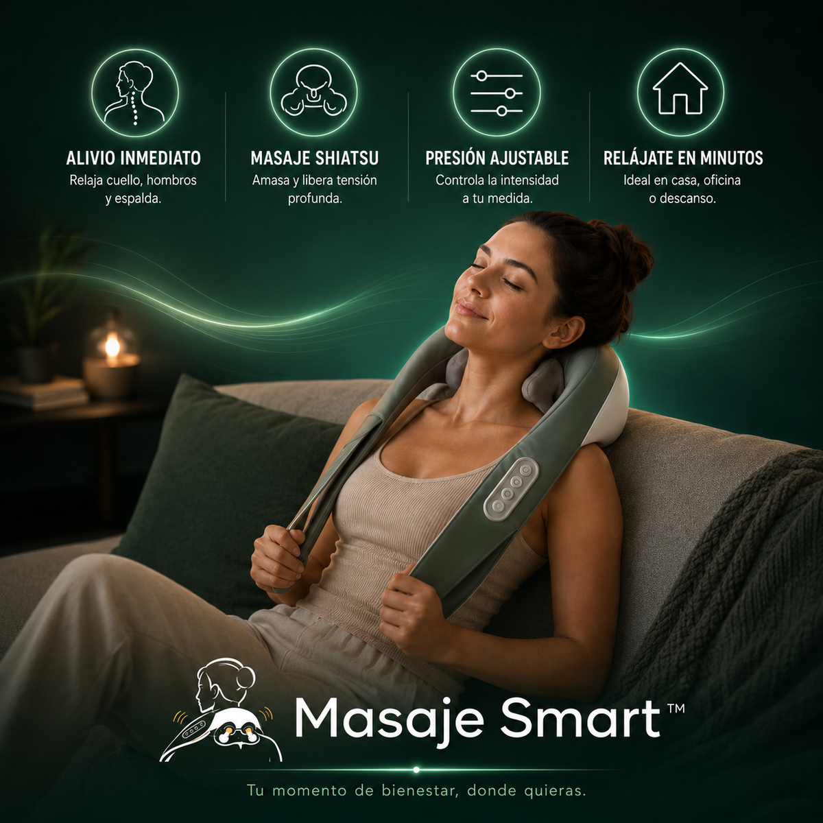 Masaje Smart® - Masajeador Cervical Con Manos inteligentes