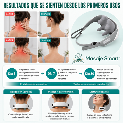 Masaje Smart® - Masajeador Cervical Con Manos inteligentes