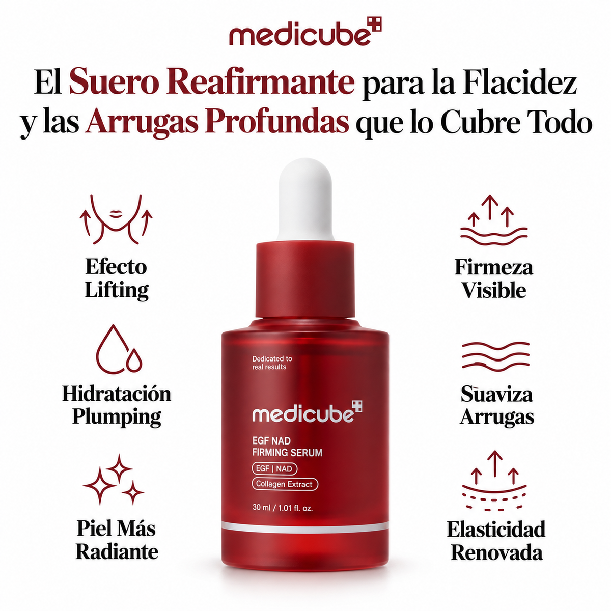 Serúm Medicube® - Elimina la Flacidez y Arrugas Profundas