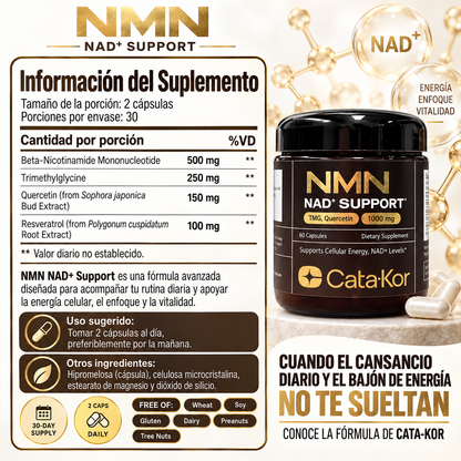 NMN Catakor® – Rejuvenecimiento celular y claridad mental